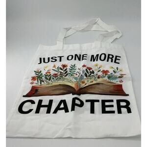 Novelty Tote Bag-Just One More Chapter